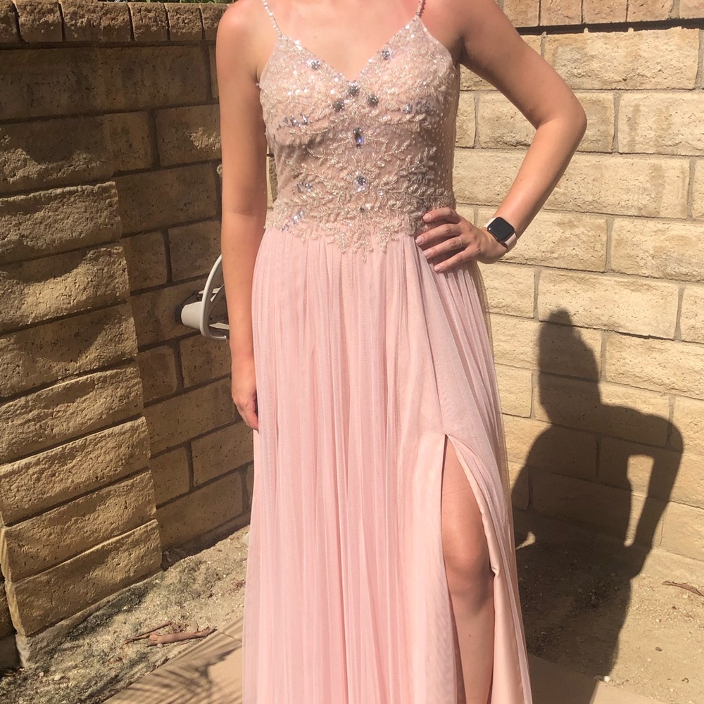 Pink Sequin Dress